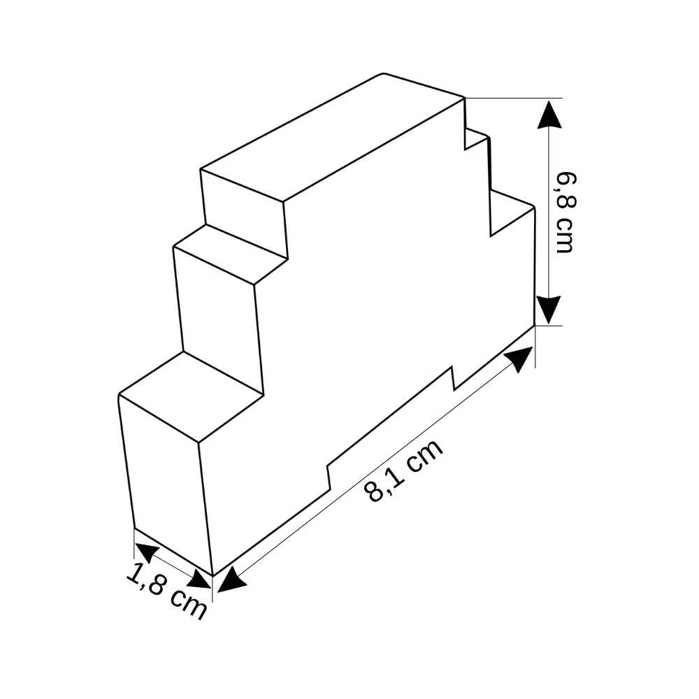0ag 16A Darbe Akım Anahtarı (Rölesi) 230V - 3