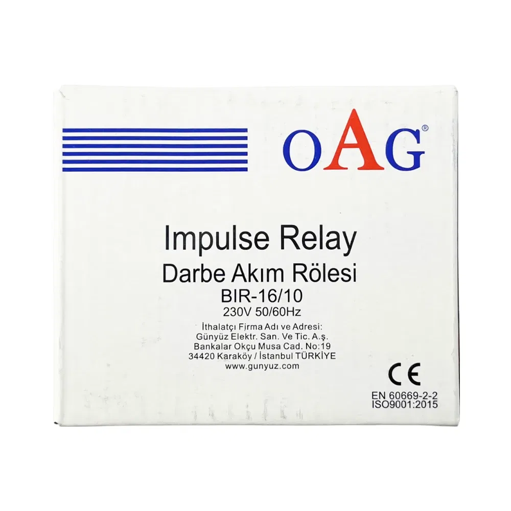 0ag 16A Darbe Akım Anahtarı (Rölesi) 230V - 4