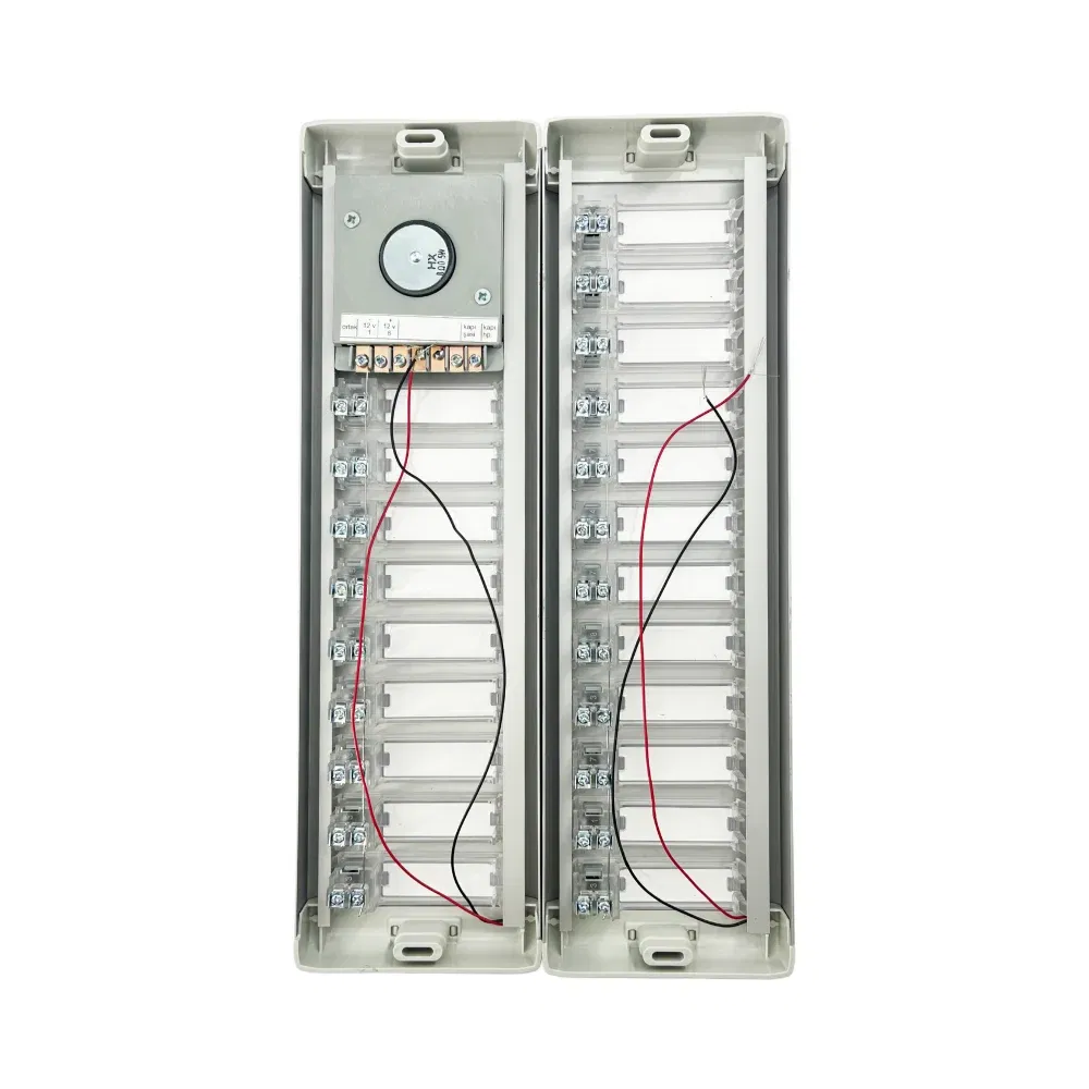 Çetsan 21'li Çift Sıra Hoparlörlü Zil Paneli (H9+N11) Mavi Işıklı - 3