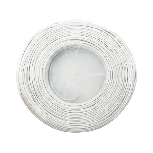 2x1,5 mm Yassı Flat Kablo Cca-100m (Beyaz) - Elektrikciden