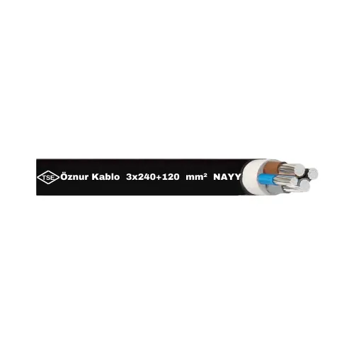 Öznur 3x240+120 mm NAYY Alvinal(Alüminyum) Yeraltı Kablosu-1m - Öznur