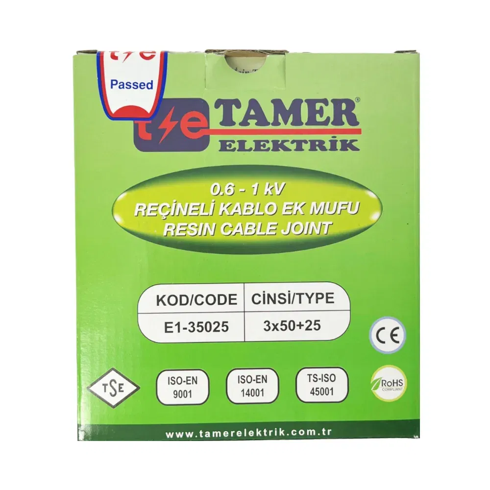 Tamer 3x50+25 Reçineli Ek Muf - 2