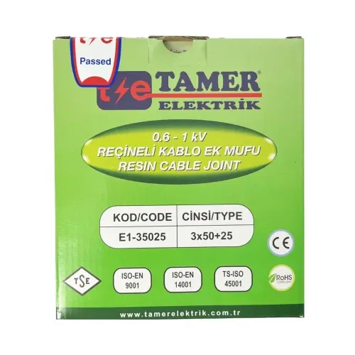 Tamer 3x50+25 Reçineli Ek Muf - 2
