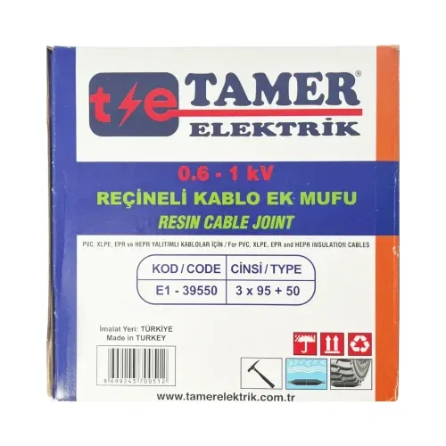 Tamer 3x95+50 Reçineli Ek Muf - 2