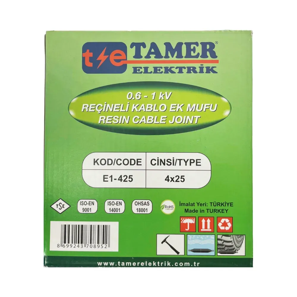 Tamer 4x25 Reçineli Ek Muf - 2