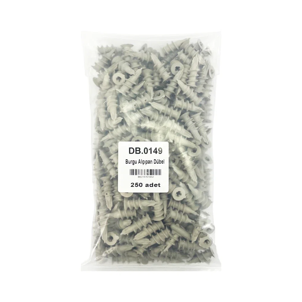 Çetsan Alçıpan Dübel Burgulu Tip (250'li Paket) - 1