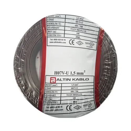 Altın 1,5 mm NYA Kablo-100m (Kahve) - Altın