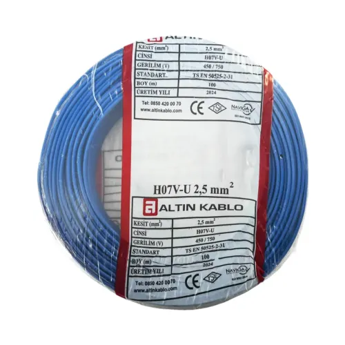 Altın 2,5 mm NYA Kablo-100m (Mavi) - Altın
