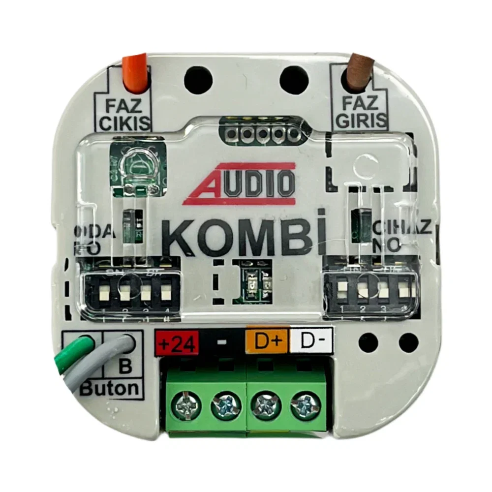 Audio Akıllı Ev Anahtar Arkası Kombi Modülü 001807 - 1