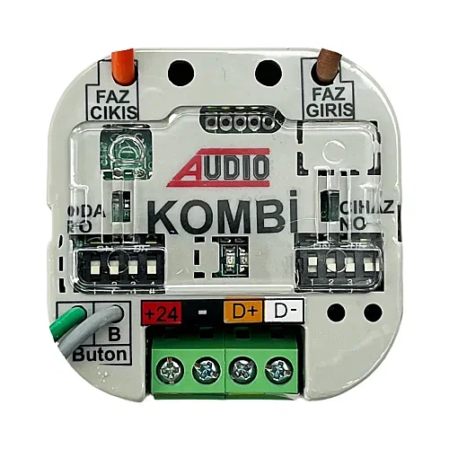 Audio Akıllı Ev Anahtar Arkası Kombi Modülü 001807 - 1