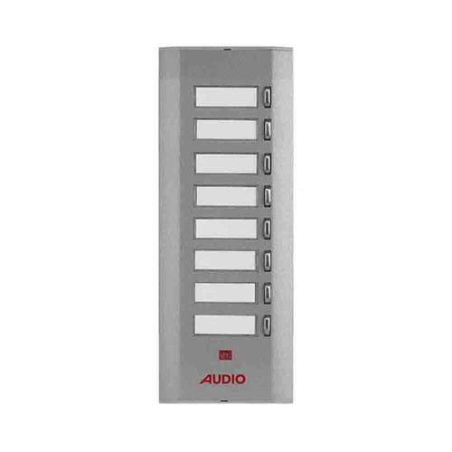 Audio Koncept Tek Butonlu 8'li Yan Sıra Zil Paneli Uzun 006225U - Audio