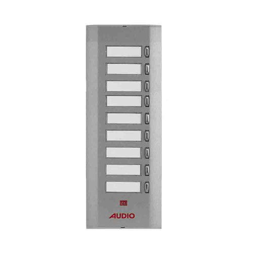 Audio Koncept Tek Butonlu 9'lu Yan Sıra Zil Paneli Kısa 005233K - Audio