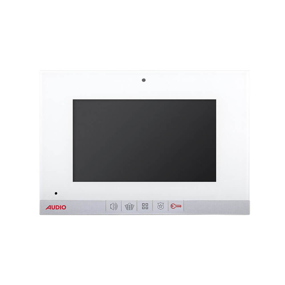 Audio Renkli GDL 7'' Görüntülü Diafon 001188 Beyaz - 1