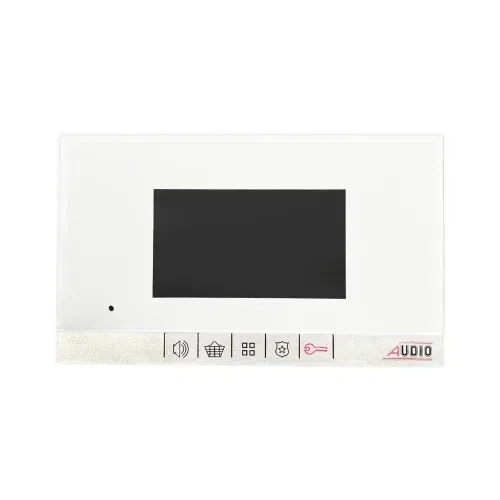 Audio Renkli GDM 4.3' Görüntülü Diafon 001198 Beyaz - 1