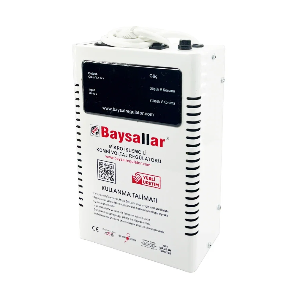 Baysallar Digital Kombi Regülatörü 500VA - 3