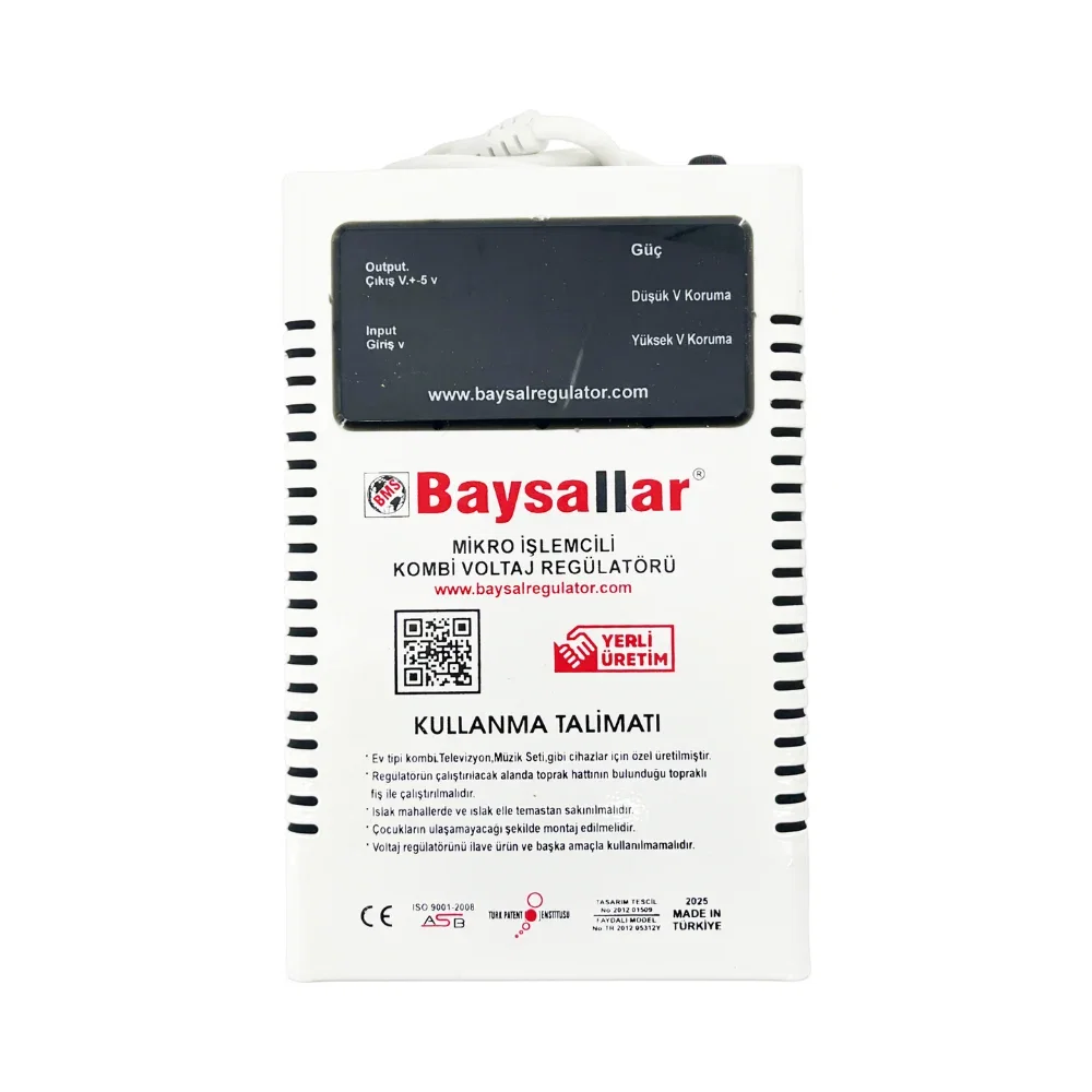 Baysallar Digital Kombi Regülatörü 500VA - 2