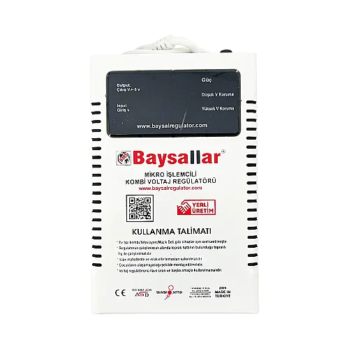 Baysallar Digital Kombi Regülatörü 500VA - 2