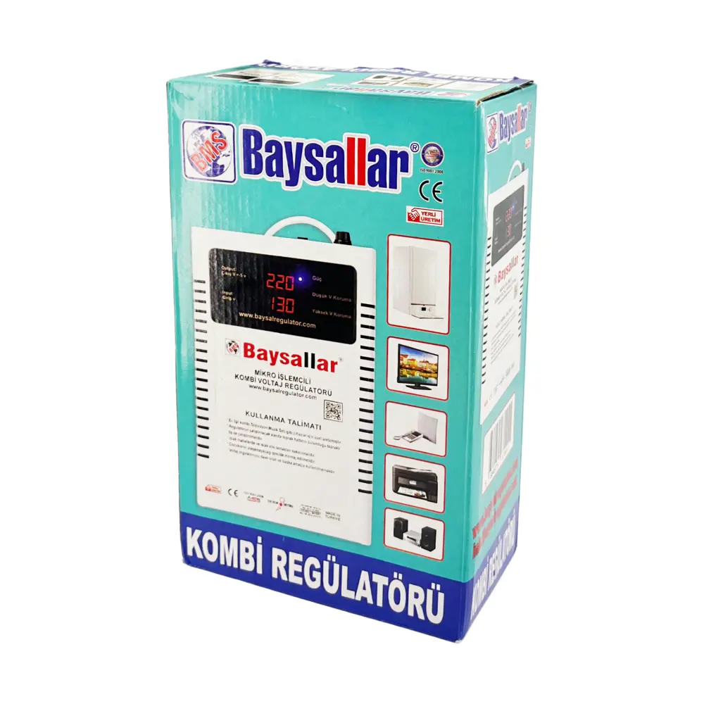 Baysallar Digital Kombi Regülatörü 500VA - 5