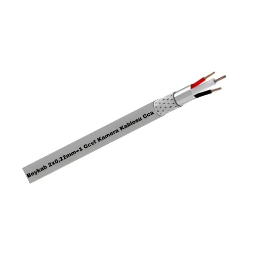 Beykab 2X0,22mm+1 Cctv Kamera Kablosu Cca-1m - Beykab