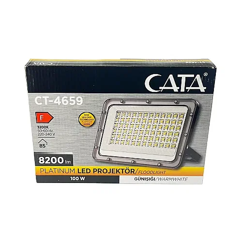 Cata 100W Platinium Led Projektör 3200K (Günışığı) CT-4659G - 5