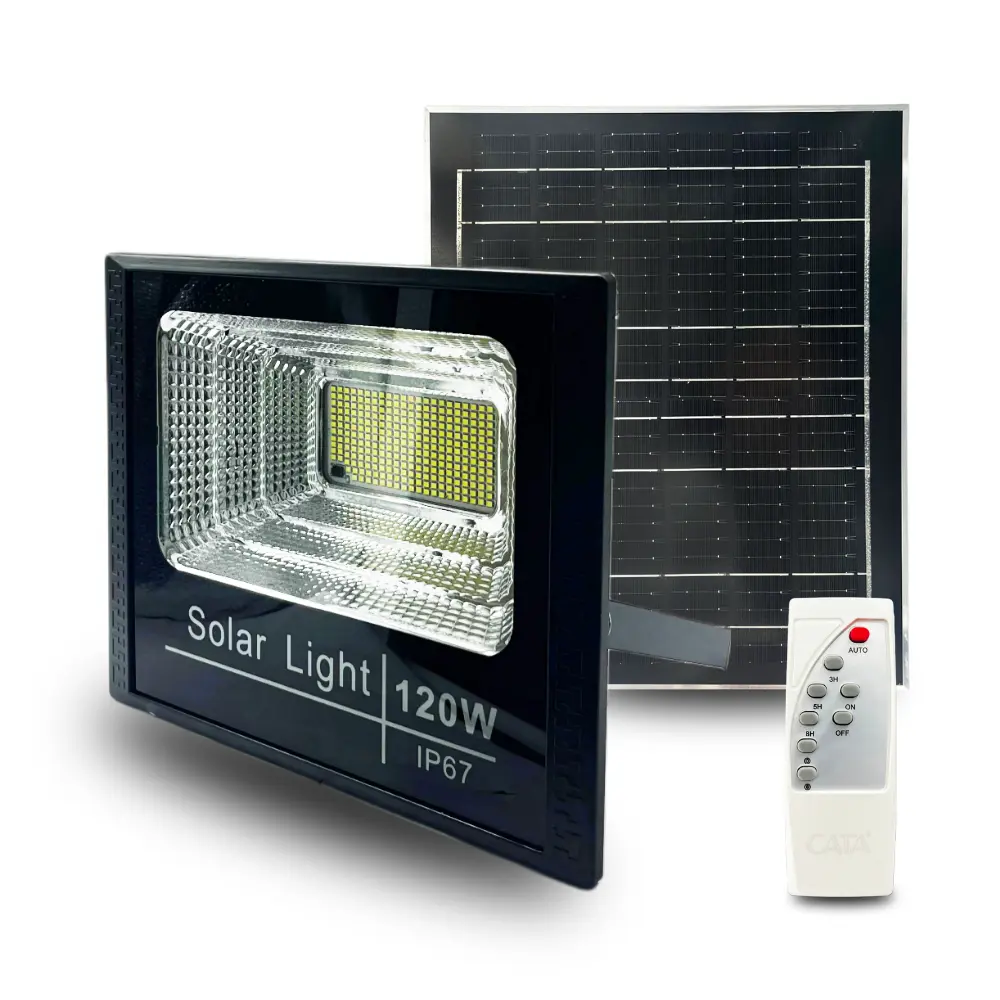 Cata 120W Solar Led Projektör 6500K (Beyaz) CT-4648 - 1