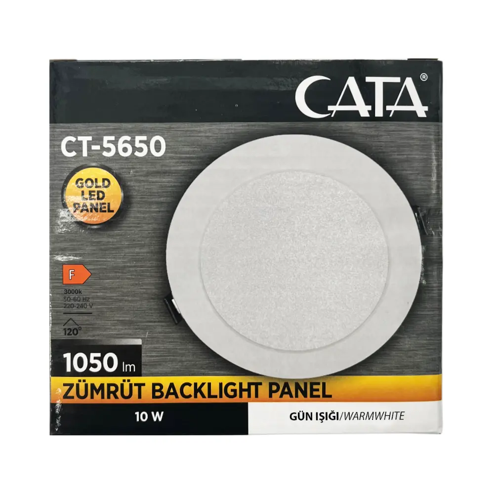 Cata 10W Zümrüt Backlight Panel Led Günışığı CT-5650G - 5