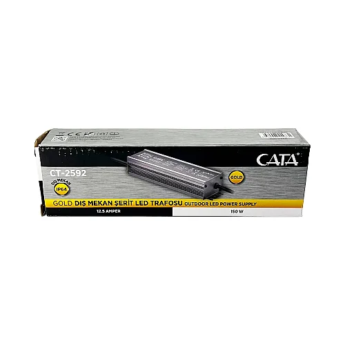 Cata 12,5A Süper Dış Mekan Led Trafosu 12V 150W CT-2592 - 4