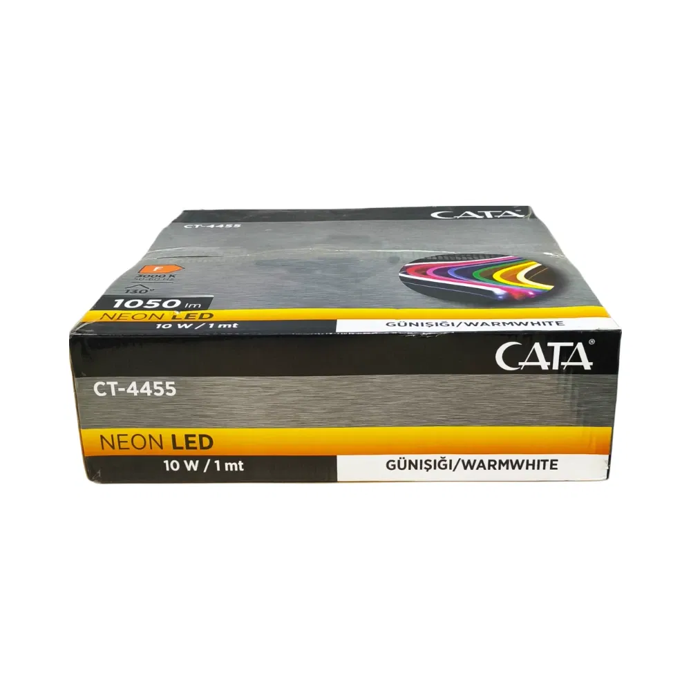 Cata 12V Dış Mekan Neon Led-50m (Günışığı) CT-4455G - 3