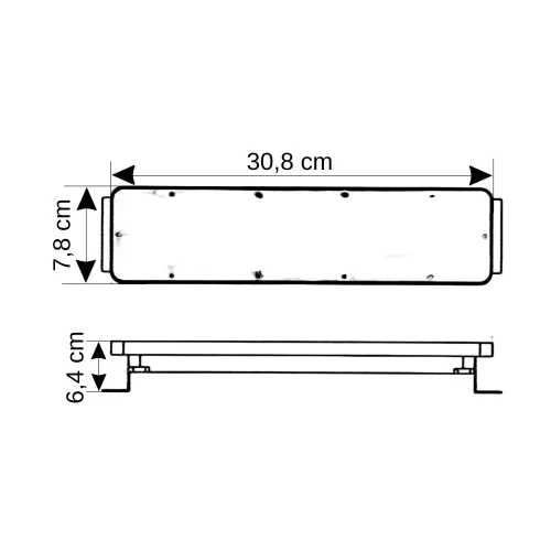 Cata 15W Duvar Boyama Wallwasher 30cm (Amber) CT-4795A - 3