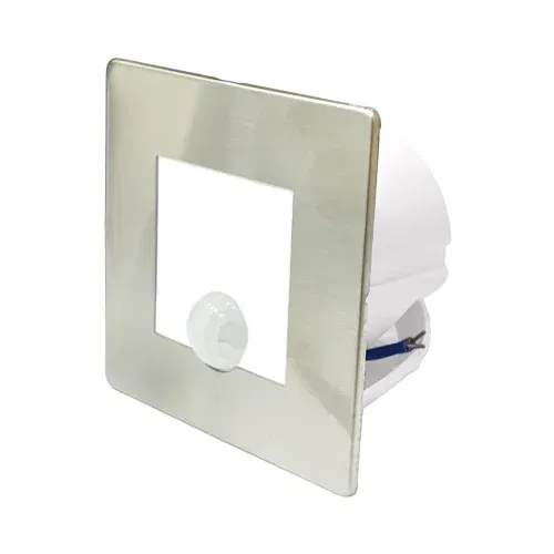 Cata 1,5W Kare Sensörlü Koridor Armatürü Beyaz (6500K)CT-5183B - 1