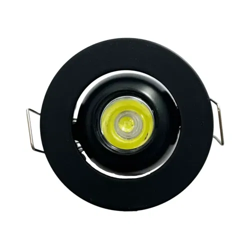 Cata 1,5W Mandagözü Siyah Kasa Yıldız Led Spot 6500K (Beyaz) CT-5268SB - 1