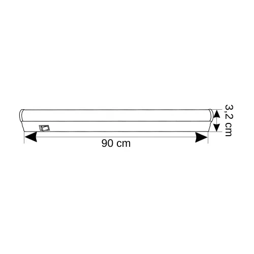 Cata 15W T5 Led Bant Armatürü 90cm CT-2468 (Beyaz) - 2