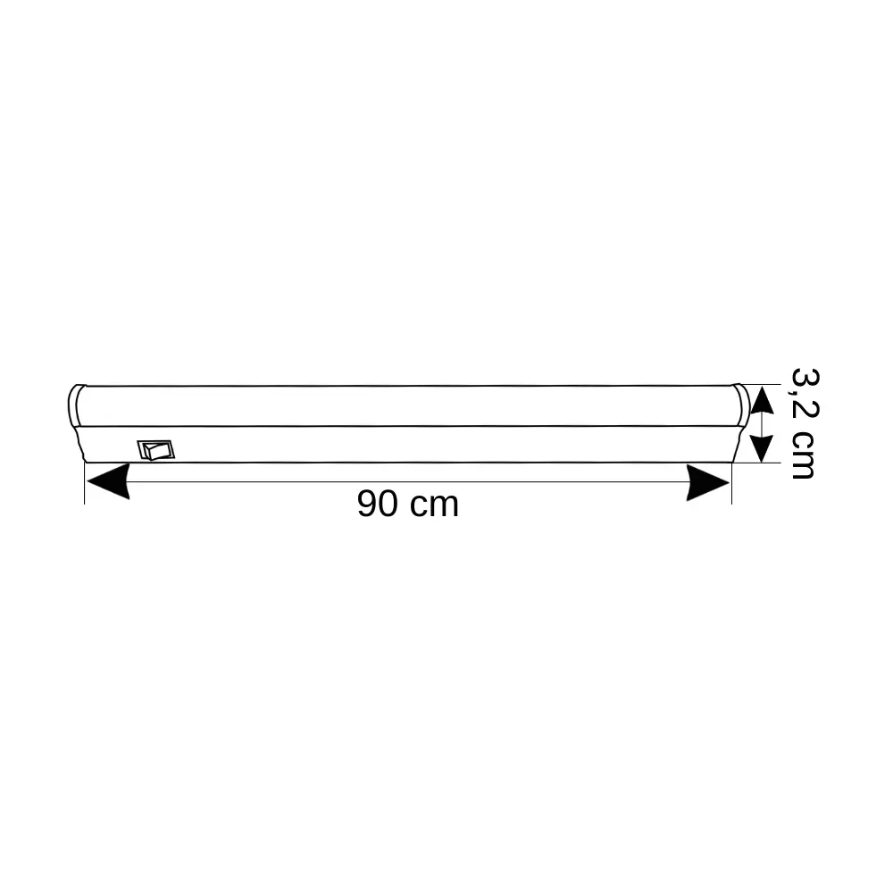 Cata 15W T5 Led Bant Armatürü 90cm CT-2468G (Günışığı) - 3
