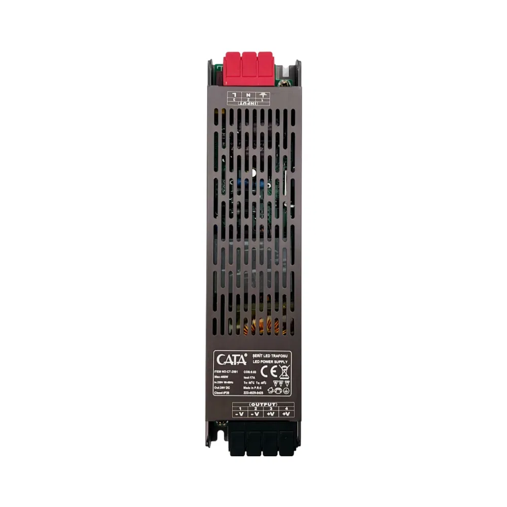Cata 17A İç Mekan Süper Slim Led Trafosu 24V 400W CT-2581 - 1