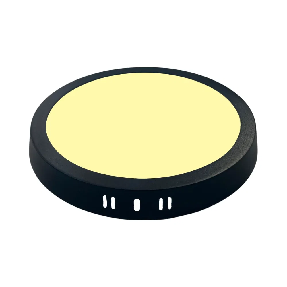 Cata 18W Sıvaüstü Siyah Kasa Yuvarlak Panel Led Armatür 3000K (Günışığı) CT-5235G - 1