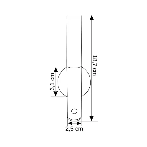 Cata 1W Kumru Sensörlü Şarjlı Led Aplik CT-5250 - 3