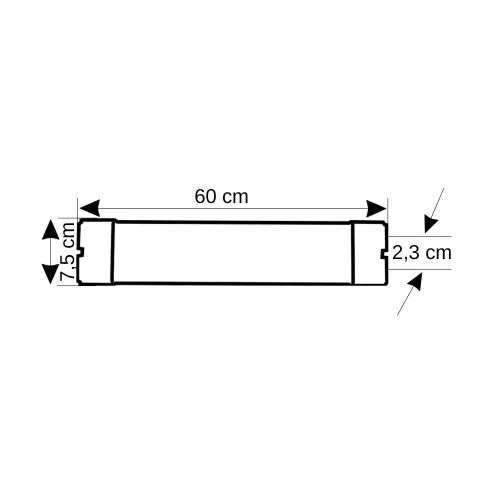 Cata 20W Yatay Led Bant Armatürü 60cm (Beyaz) CT-2474B - 3