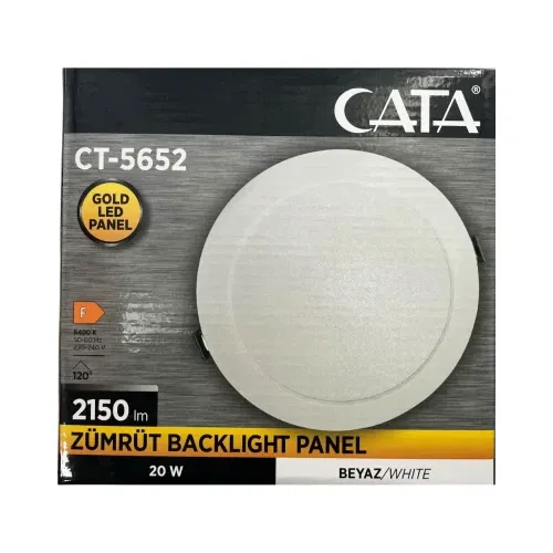 Cata 20w Zümrüt Backlight Panel Led Beyaz CT-5652B - 4