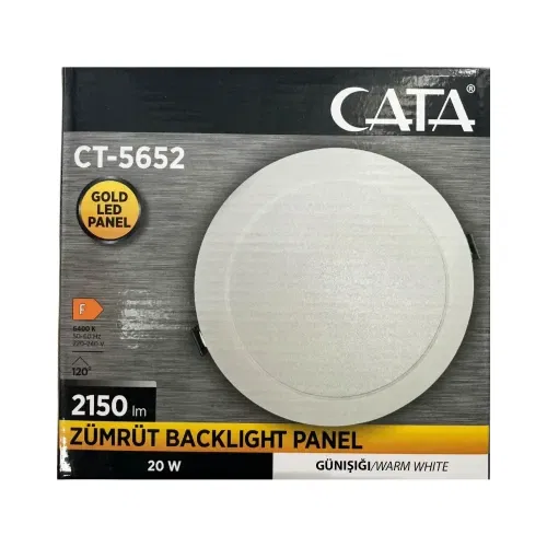 Cata 20w Zümrüt Backlight Panel Led Günışığı CT-5652G - 5