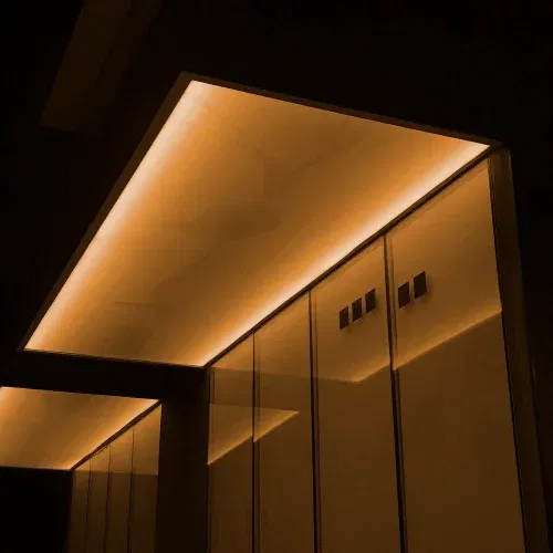 Cata 240 Ledli İç/Dış Mekan Silikonlu Yapışkanlı 220V Şerit Led-1m (Amber) CT-4597A - 2