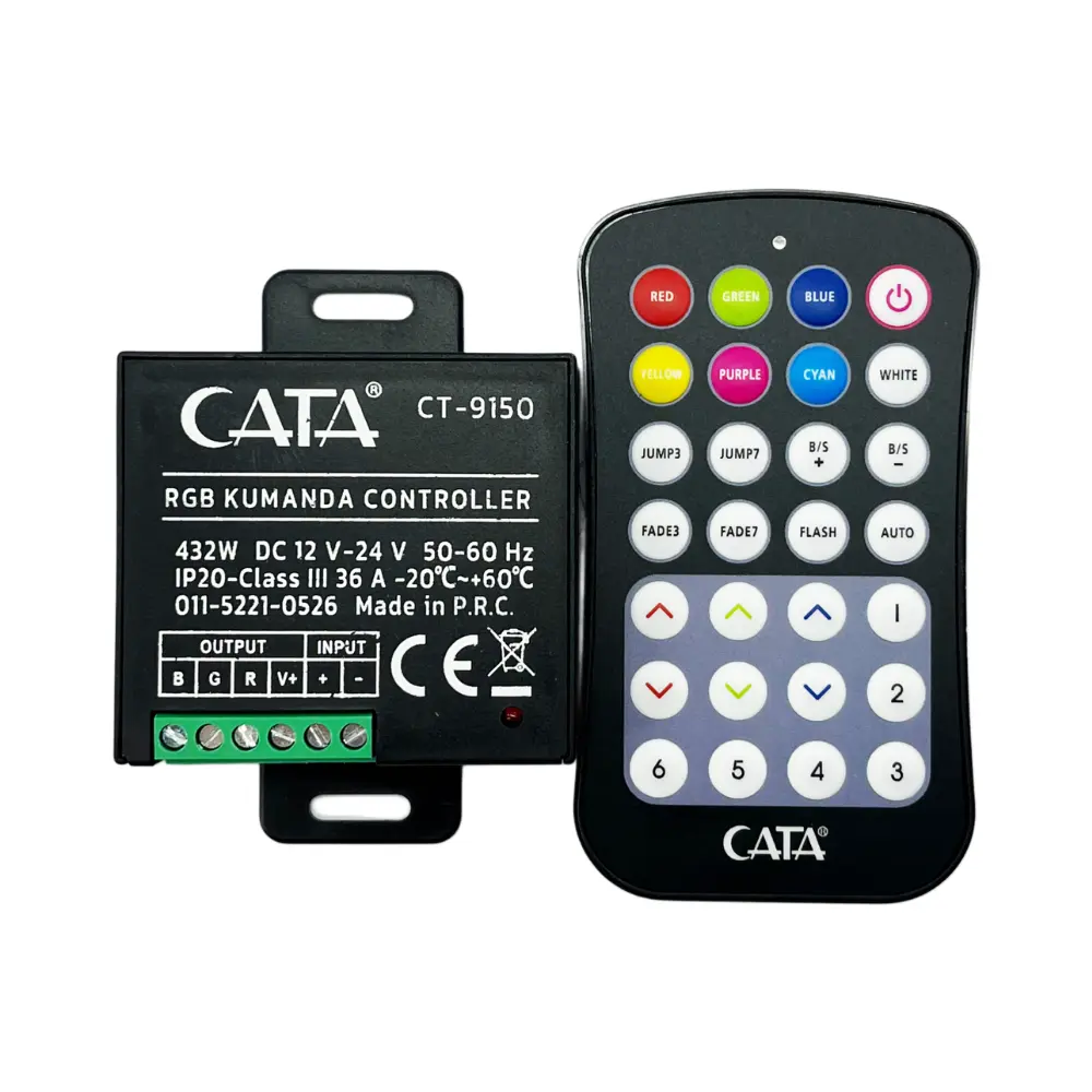 Cata 24A RGB Şerit Led Kumandası CT-9150 - 1