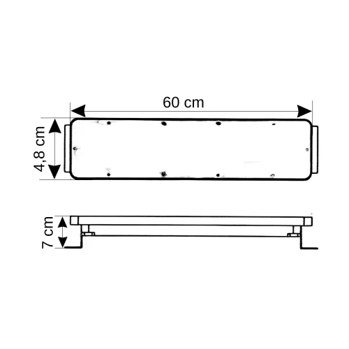 Cata 24W Duvar Boyama Wallwasher 60cm (Amber)CT-4696A - 3