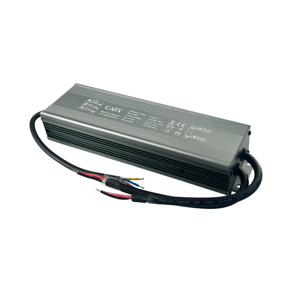 Cata 25A Süper Dış Mekan Led Trafosu 12V 300W CT-2595 - 1