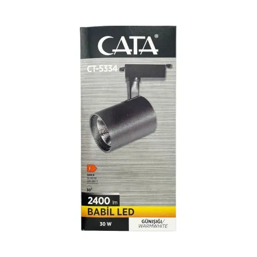 Cata 30W Babil Ray Spot Siyah Kasa 3200K (Günışığı) CT-5334G - 3