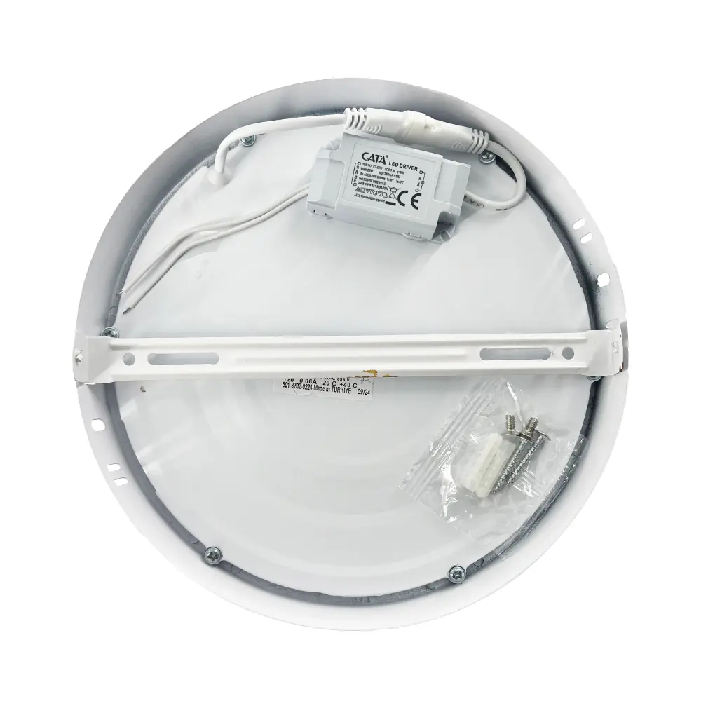 Cata 25W Sıvaüstü Yuvarlak Panel Led Armatür 6500K (Beyaz) CT-5271B - 2