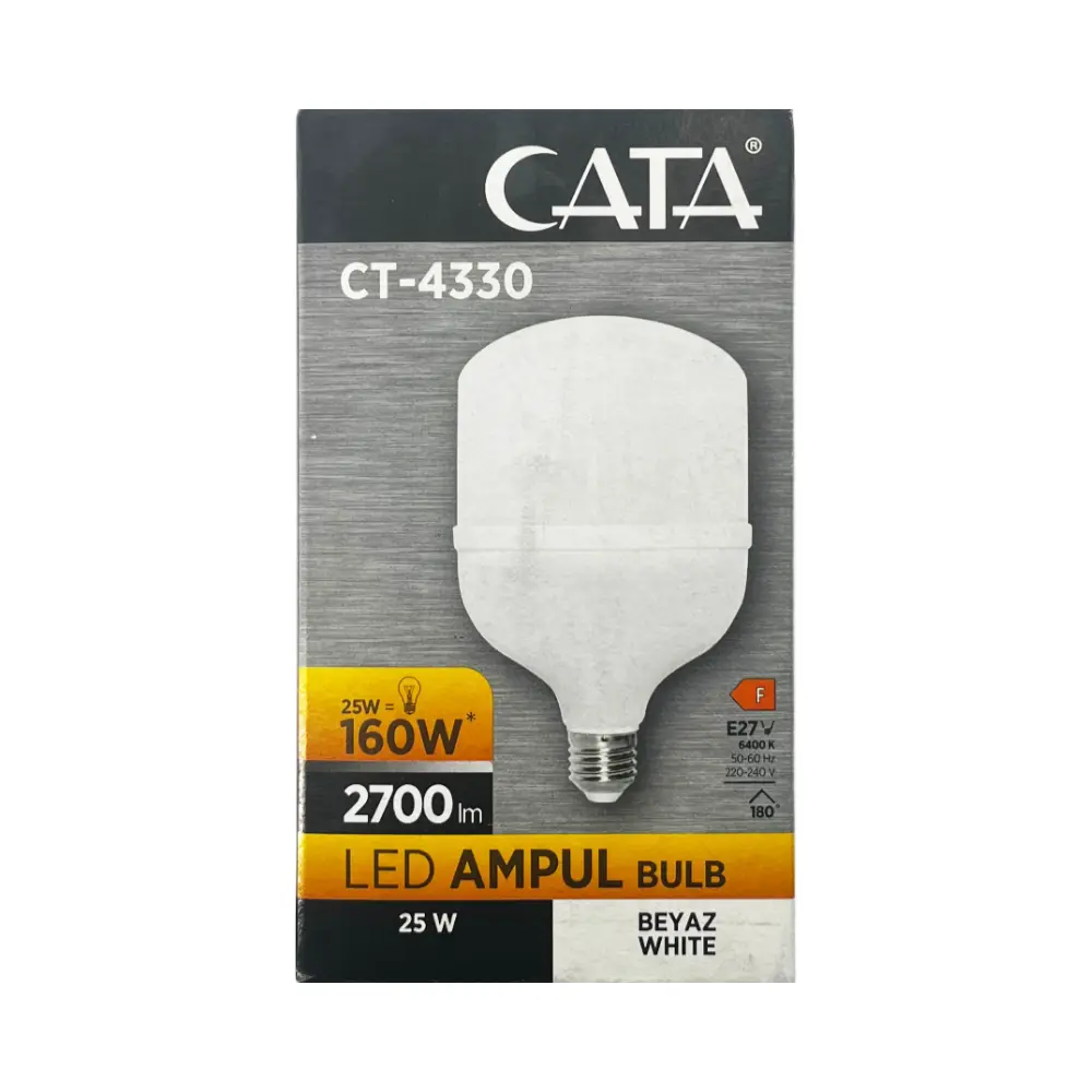 Cata 25W Torch Led Ampul E27 Duy 6500K (Beyaz) CT-4330B - 3