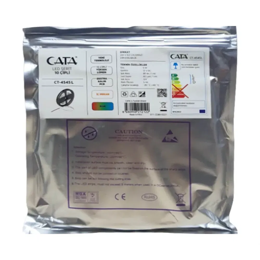 Cata Rgb 5050 İç Mekan Silikonsuz Şerit Led-5m CT-4545 - 3