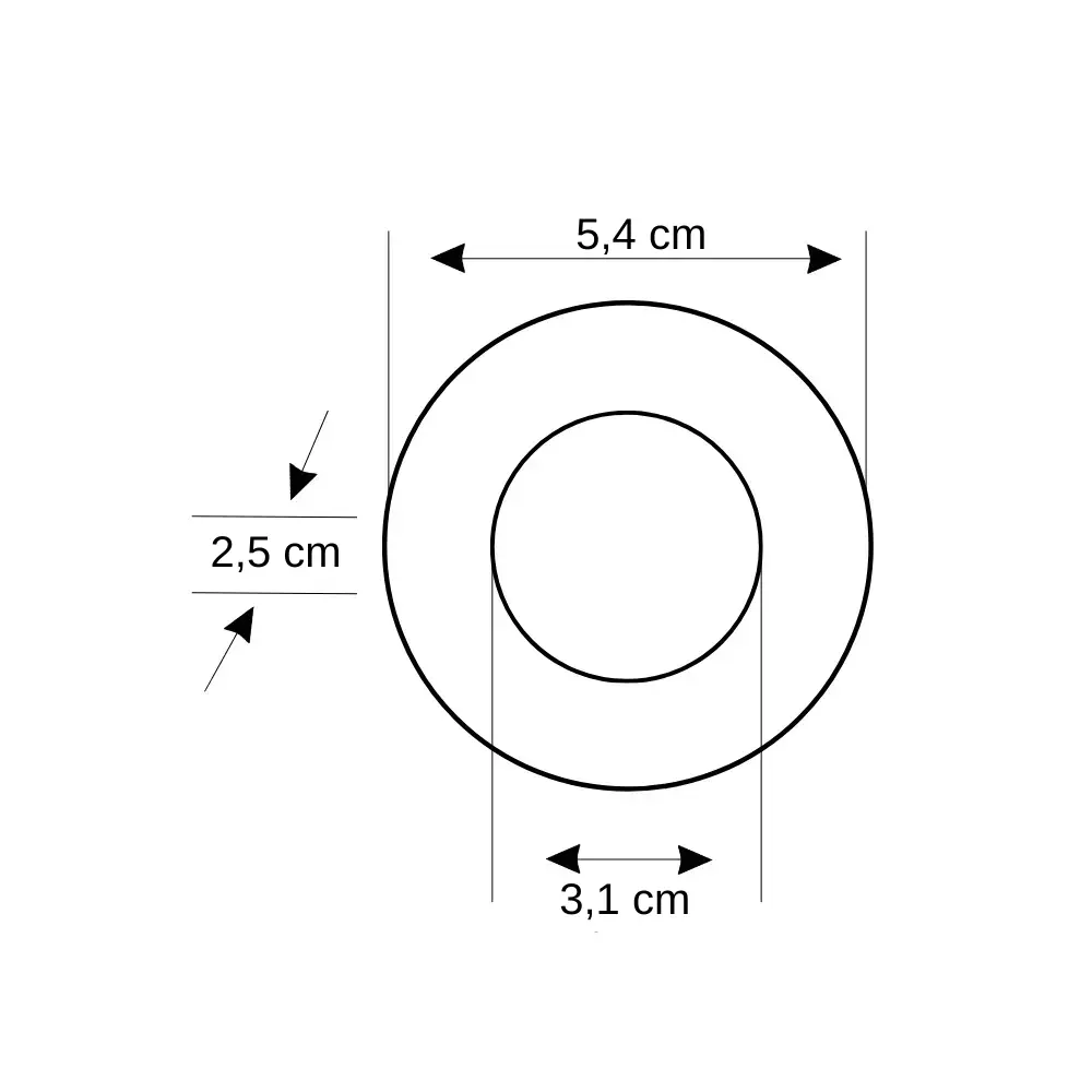 Cata 3 W Beyaz Kasa Beta Yıldız Led Spot 4000K (Günışığı) CT-5269 - 3