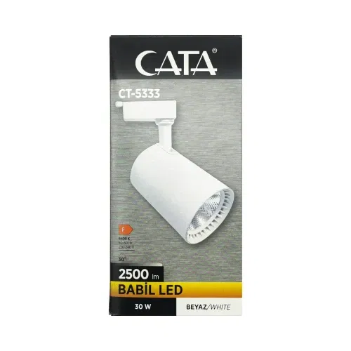 Cata 30W Babil Ray Spot Beyaz Kasa 6500K (Beyaz) CT-5333B - 3