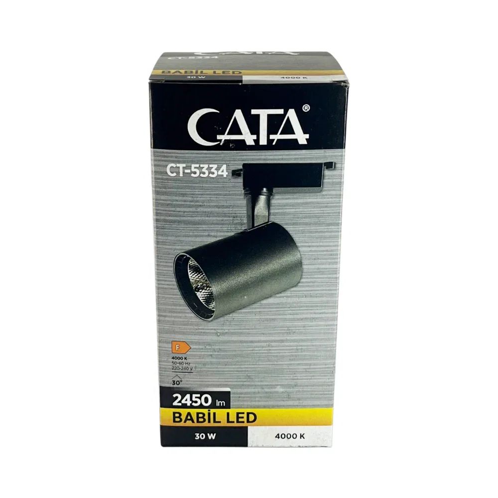 Cata 30W Babil Ray Spot Siyah Kasa 4000K CT-5334 - 3